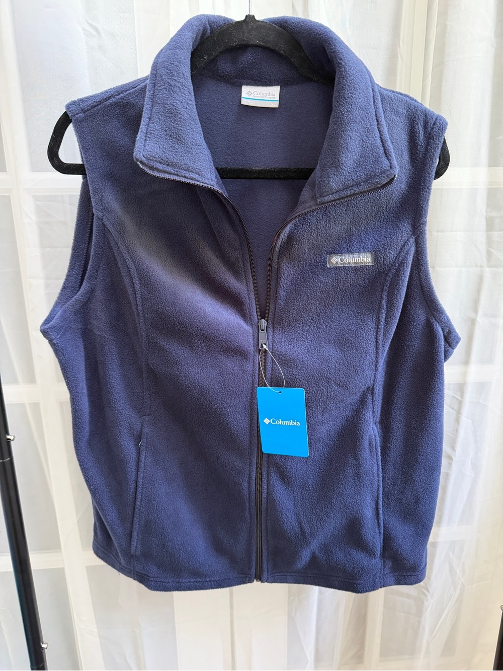 Columbia Navy Blue Fleece Vest